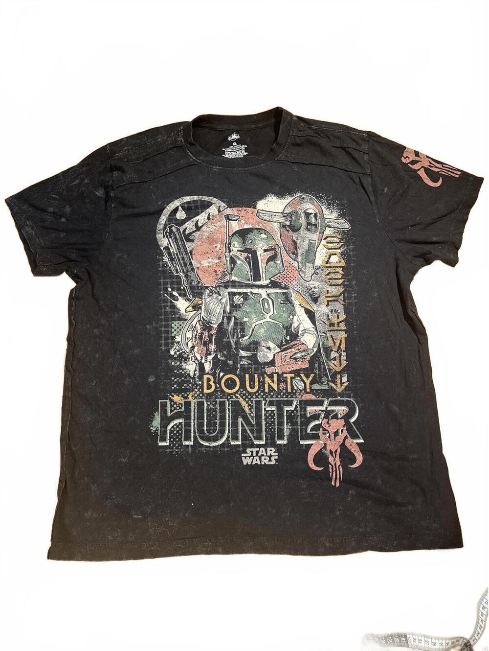 Star Wars x Boba Fett Men's XL Bounty Hunter Distressed Tee